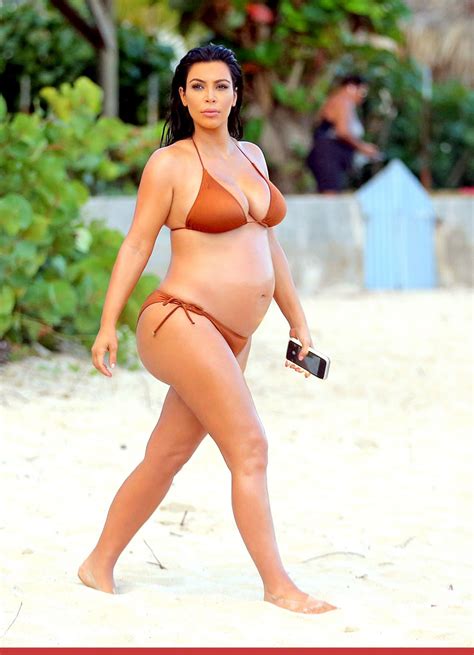 Kim Kardashian Bikini Candids In St Barts August Celebmafia