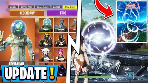 New Fortnite Update S10 New Item Shop Map Explosion Ps4