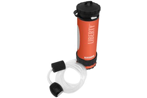 Lifesaver Liberty Water Bottle With A Filter Orange Advantageously