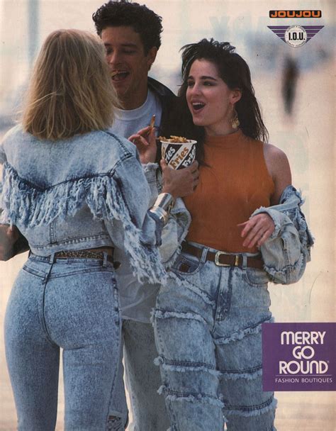 Merry Go Round Ad From The August 1989 Issue Of Sassy Fashion 80s