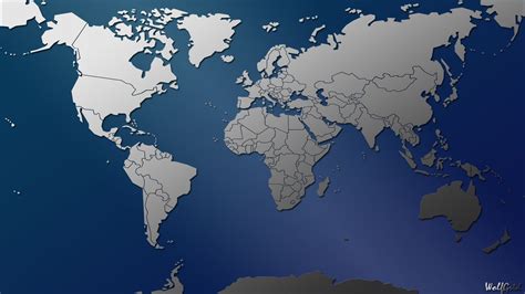 World Map Map World World Map Countries 1080P Wallpaper