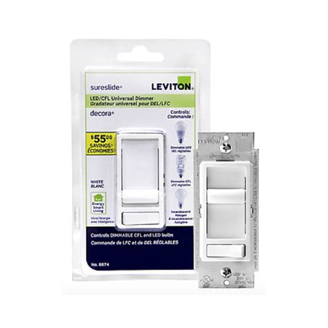 Leviton Sureslide Dimmer 150 Watt Led Capacity Lumicrest Led Lighting