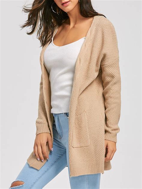 23 Off Long Chunky Knit Sweater Cardigan Rosegal