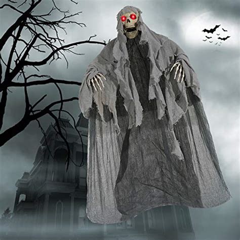 Aobuy 56 Ft Halloween Hanging Ghost Decoration Scary Skeleton Grim