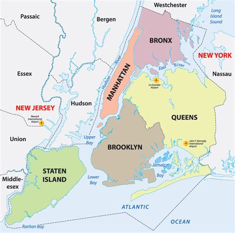 Lista 90 Foto Mapa De New York Con Nombres Cena Hermosa