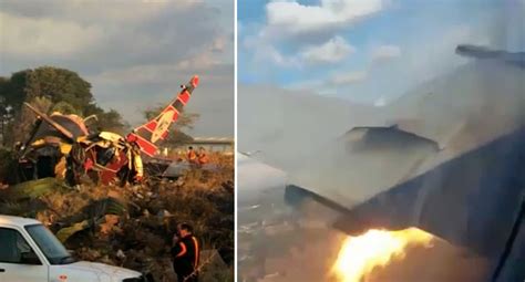 Footage Shows South Africa Plane Crash That Left Two Dead