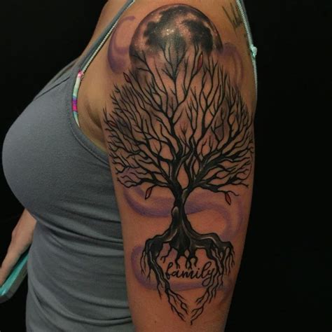 Images Of Family Tree Tattoo Designs Ideas With Names