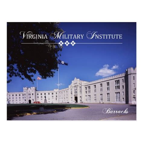Old Barracks Virginia Military Institute Vmi Postcard Zazzle