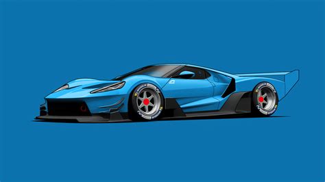 Ford Gt C Vgt Minimal 4k Wallpaperhd Cars Wallpapers4k Wallpapers