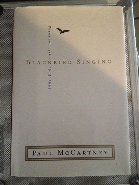 Blackbird Singing Hardcover Poetry Book By Paul Mccartney Poetry