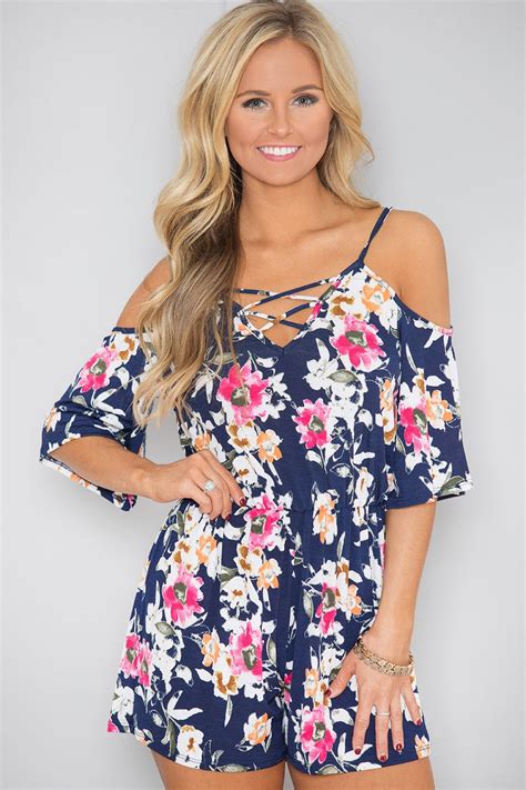music on my mind floral romper the pink lily floral romper cool outfits clothes