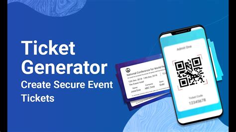 Ticket Generator Secure Events From Unauthorized Entries Youtube