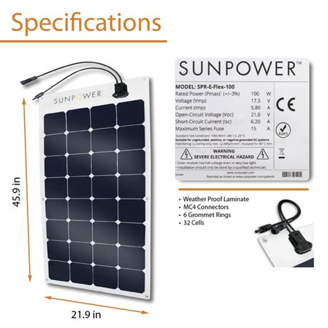 100w Sunpower Solar Panel Expertpower Direct