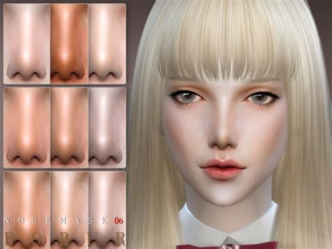 The Sims Resource Nose 06 By Bobur Sims 4 Downloads