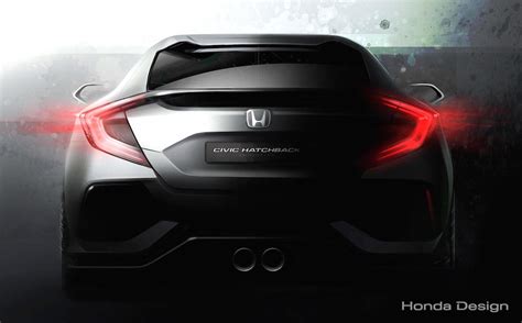 2017 Honda Civic Hatch Previewed 15 Turbo Likely Destined For