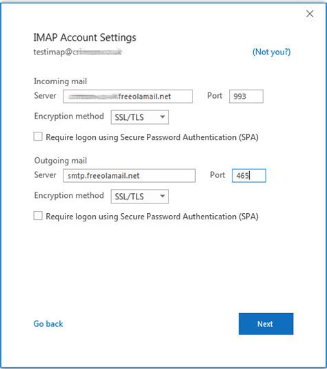 Imap Account Settings For Outlook 2016 Lockvast