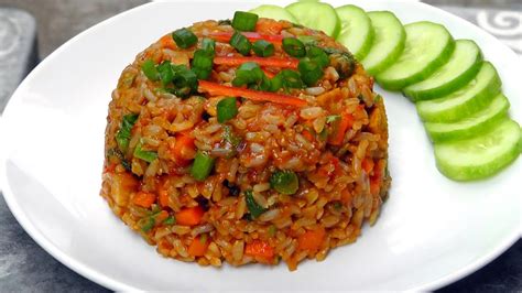 Indonesian Nasi Goreng Fried Rice Vegan Vegetarian