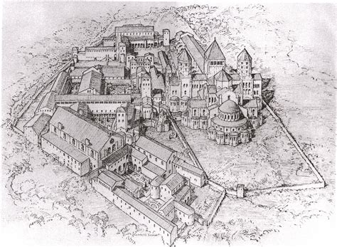 The Ancient Abbey At Cluny