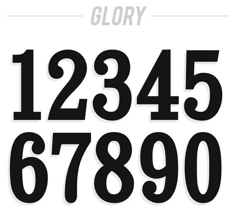 Vintage Racing Number Fonts Numbers Font Number Fonts Vintage Numbers