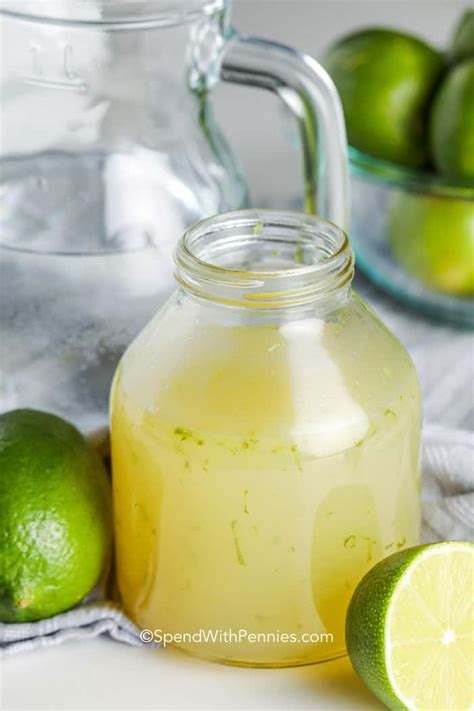 Fresh Homemade Limeade From Scratch Spend With Pennies