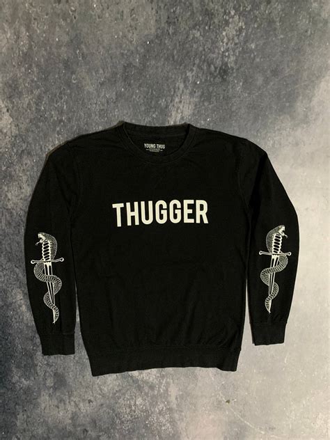 Vintage Young Thug Nobody Safe Tour Ysl 2018 Long Sleeve Y2k Grailed
