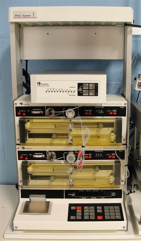Platform of äkta brand chromatography systems for scalable protein and vaccine purification from lab to manufacturing. Pharmacia Biotech LKB FPLC System