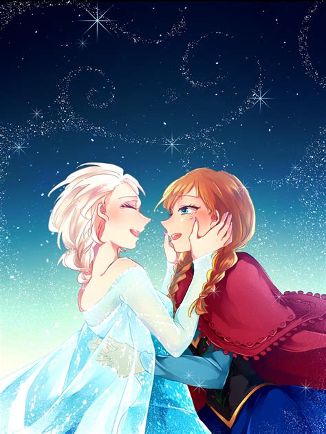 Elsa And Anna Frozen Drawn By Mizunoiori Amu Danbooru