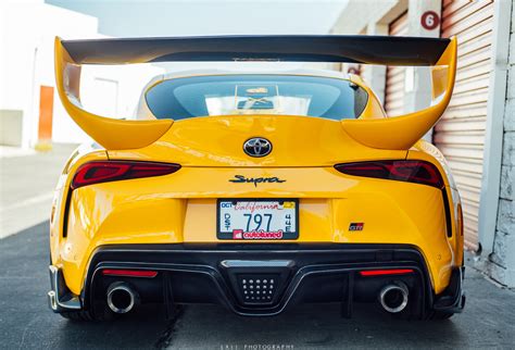2020 Gr Supra With Autotuned S1 Carbon Fiber Lip Kit And Wing — Lxii