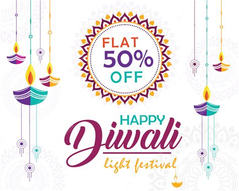 Premium Vector Creative Diwali Sale Banner Design With Diya