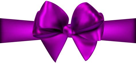 Purple Ribbon With Bow Png Clip Art Best Web Clipart