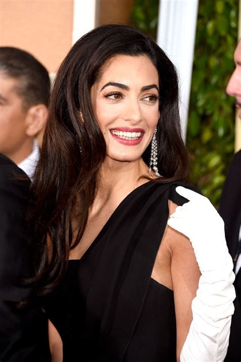 The Best Beauty Looks From The 2015 Golden Globes Amal Clooney