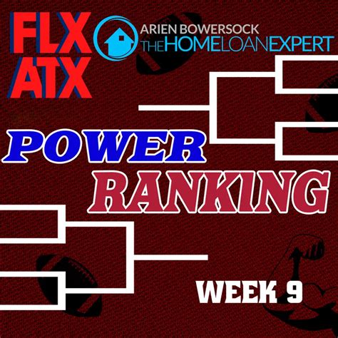 Week 9 Power Rankings 2022 Flx Atx