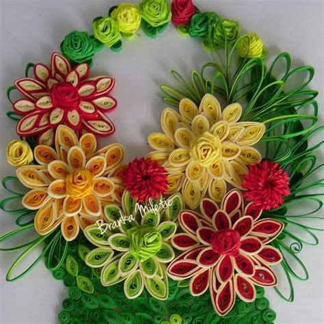 Flower Printable Paper Quilling Patterns Free Pdf Black And White