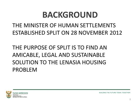 Ppt Presentation To The Portfolio Committee On Human Settlements 25
