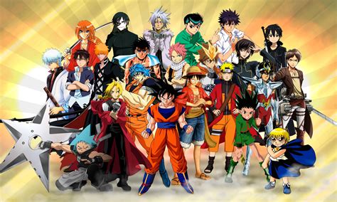 Anime Main Characters Wallpapers Wallpaper Cave