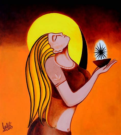 Buy Painting Prayer Artwork No 10928 By Indian Artist Lalit Jain