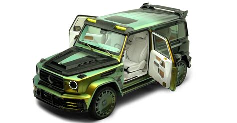 Mansory Transforms Mercedes G Wagon Into Mean Green Coupe With Suicide