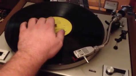 Testing An Old Record Player With Broken Belt Youtube