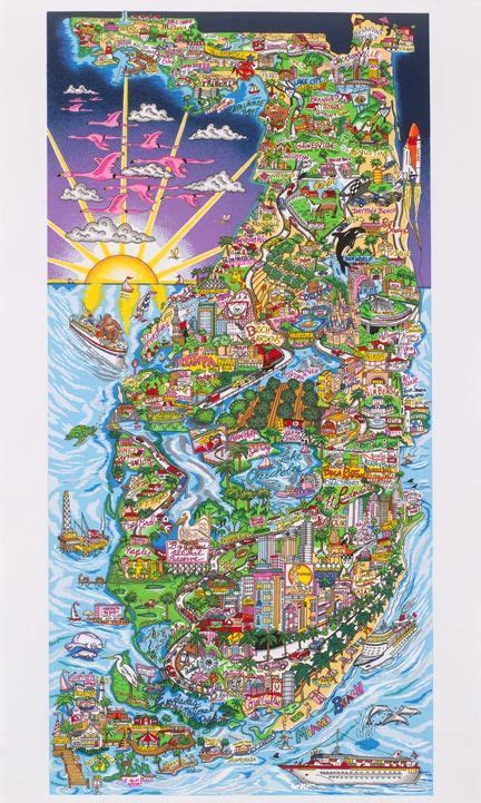 Along The Sunshine State Pop Art Print Cityscape Art 3d Pop Art