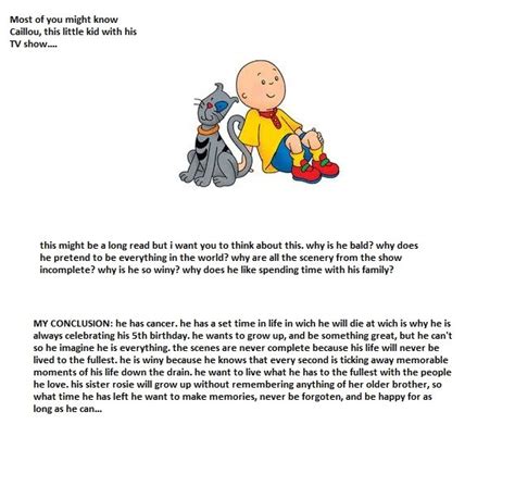 The Real Story Of Caillou