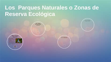 Los Parques Naturales O Zonas De Reserva Ecol By Xochitl Arellano