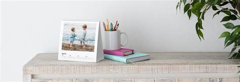 Personalised Desk Calendars Photo Desk Calendars Vistaprint