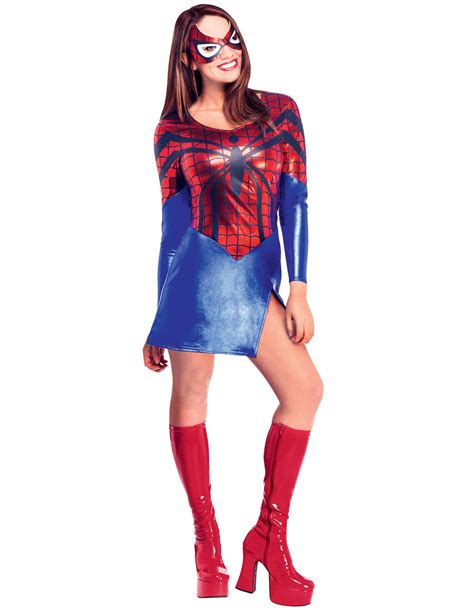 Costume Spider Girl Sexy Donna Costumi Adultie Vestiti Di Carnevale