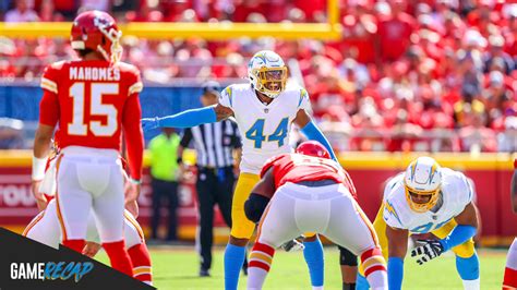 Chargers Beat Chiefs 30 24 In Week 3 Of 2021 Season