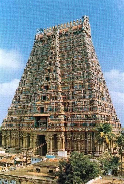 Rajagopuramsrirangam Templetamilnaduindia Indian Temple