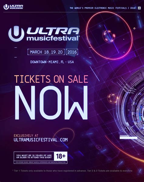 Tickets For Ultra Music Festival 2016 On Sale Now Ultra Perú 20 21 De