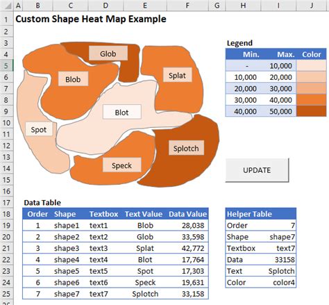 How To Make A Dynamic Geographic Heat Map In Excel
