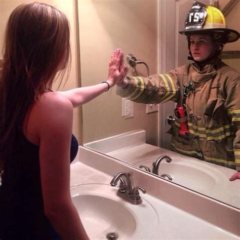 Pin By Sean Lewis On Women Guns And Uniforms Female Firefighter
