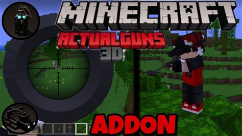 Actualguns 3d Addon De Armas 3d Para O Minecraft Bedrock 119 Youtube