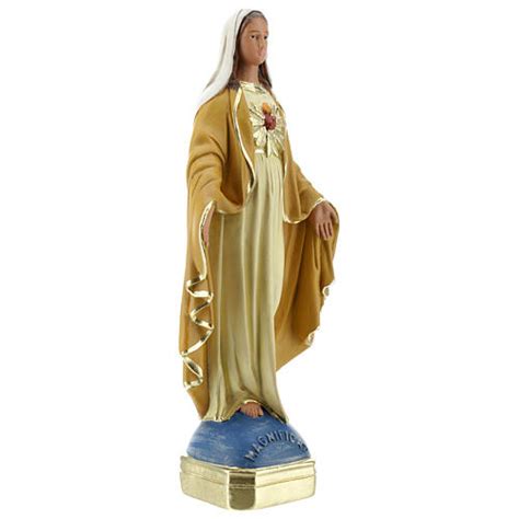Our Lady Magnificat 30 Cm Plaster Statue Arte Barsanti Online Sales